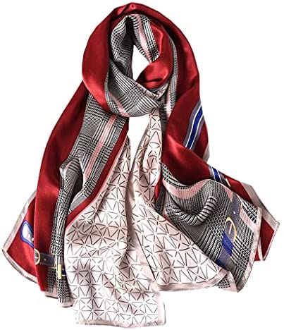 100% Mulberry Silk Long Scarf for Women
