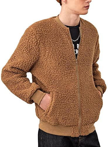 Mens Plush Casual Jacket
