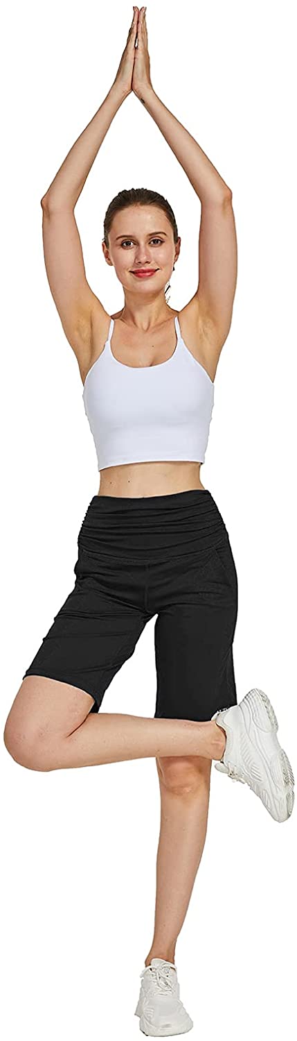 10” Long Bermuda Stretchy  Shorts for Women
