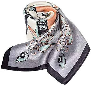 Natural Silk Neckerchief Digital Printed Headscarf