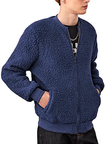 Mens Plush Casual Jacket