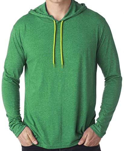 Yoga Clothing For You Mens Lightweight Cotton Hoodie Tee Shirt