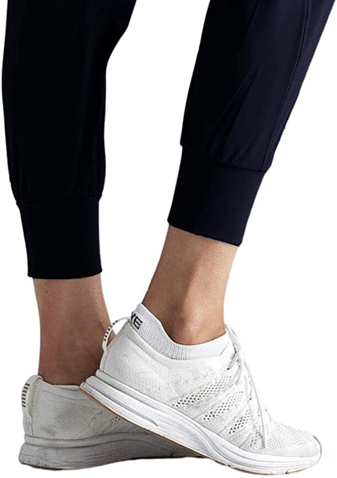 Womens High Waisted Joggers with Pockets Tummy Control Yoga Pants Athletic Workout Running Pants