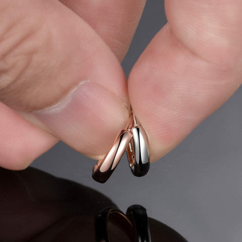 925 Silver Hoop Earrings for Women Girls
