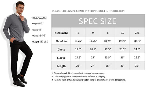 Men's Casual Slim Fit Basic Sweaters for men