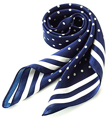 Natural Silk Neckerchief Digital Printed Headscarf