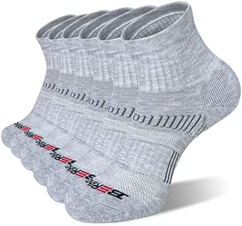 Men's Essential Athletic Running Ankle Socks (6 Pairs)