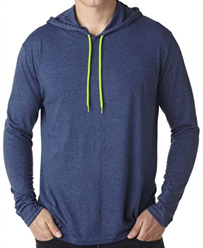 Yoga Clothing For You Mens Lightweight Cotton Hoodie Tee Shirt