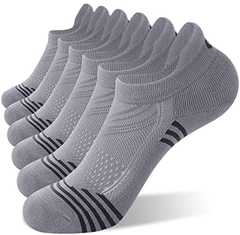 CelerSport 6 Pack Women's Ankle Running Socks Low Cut Athletic Sports Socks