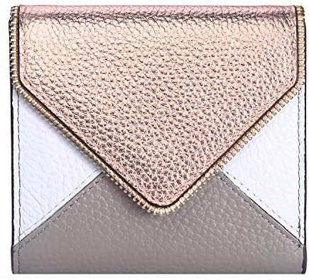 Lavemi RFID Blocking Small Compact Leather Wallets Credit Card Holder Case for Women