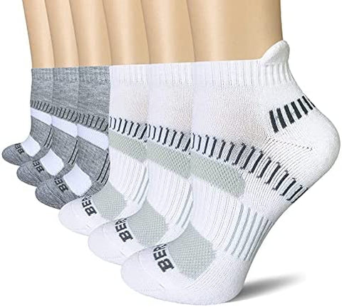 Women's Performance Athletic Ankle Running Socks (6 Pairs)