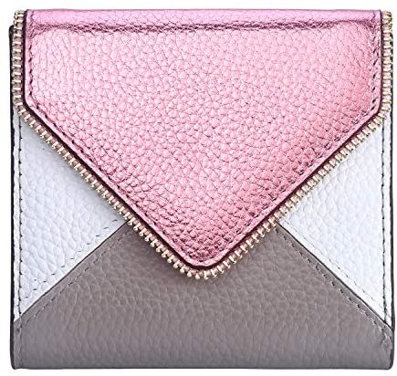 Lavemi RFID Blocking Small Compact Leather Wallets Credit Card Holder Case for Women