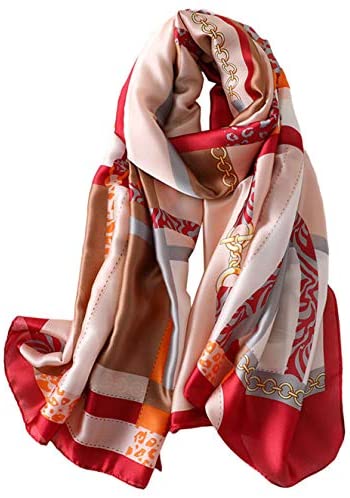 YMXHHB Silk Scarf 100% Mulberry Silk Fashion Scarves Long Lightweight Shawl Wrap …