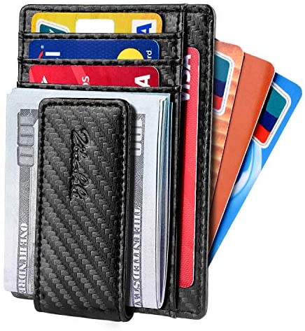 Zitahli Front Pocket Wallet For Men, Slim Money Clip Wallet With Strong Magnetic Closure, RFID Blocking