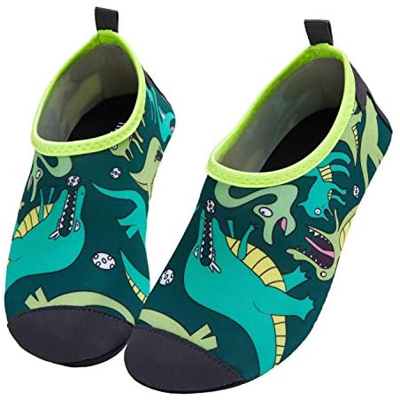 mysoft Kids Water Shoes Quick Dry Non-Slip Toddler Water Skin Barefoot Sports Swimming Beach Pool Shoes for Boys & Girls
