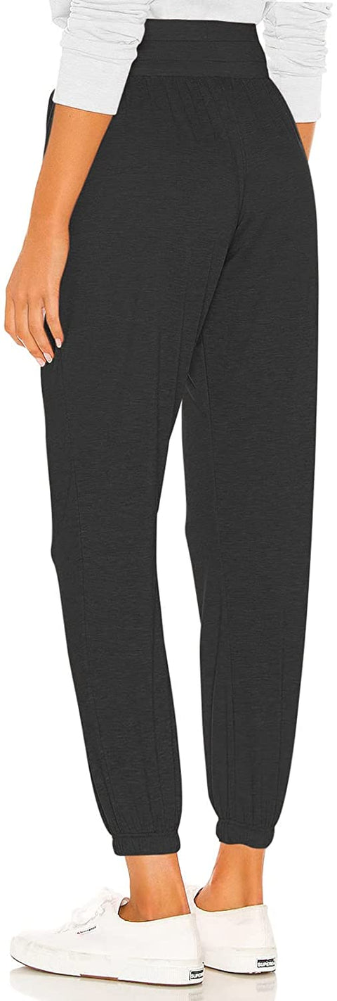 Joggers for Women Athletic Sweatpants Cinch Bottom Comfy Lounge Pants with Pockets