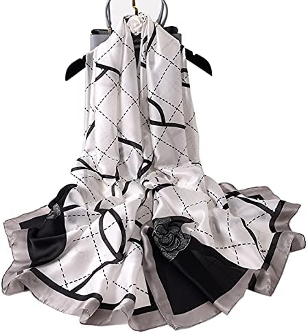 YMXHHB Silk Scarf 100% Mulberry Silk Fashion Scarves Long Lightweight Shawl Wrap …