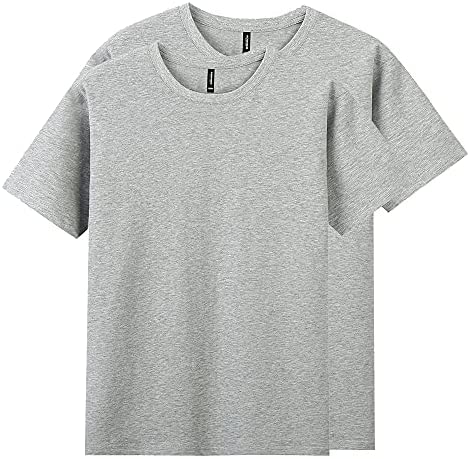 Men's Cotton T Shirt 2-Pack - Short Sleeve Fashion Shirts