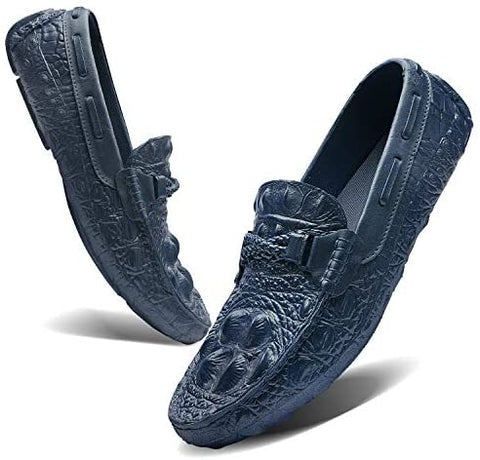 TIAMOU Boat Shoe Men Loafer Relaxed-Fit Slip-On Loafer Summer Breathable Comfort Walking Casual Shoes for Male Business Work Office Outdoor