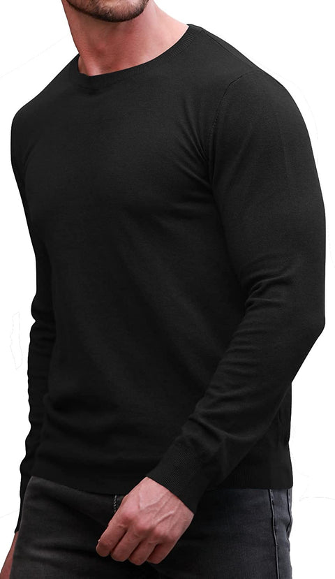 Men's Casual Slim Fit Basic Sweaters for men