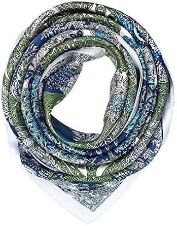 100% Pure Mulberry Silk Scarf 35" Large
