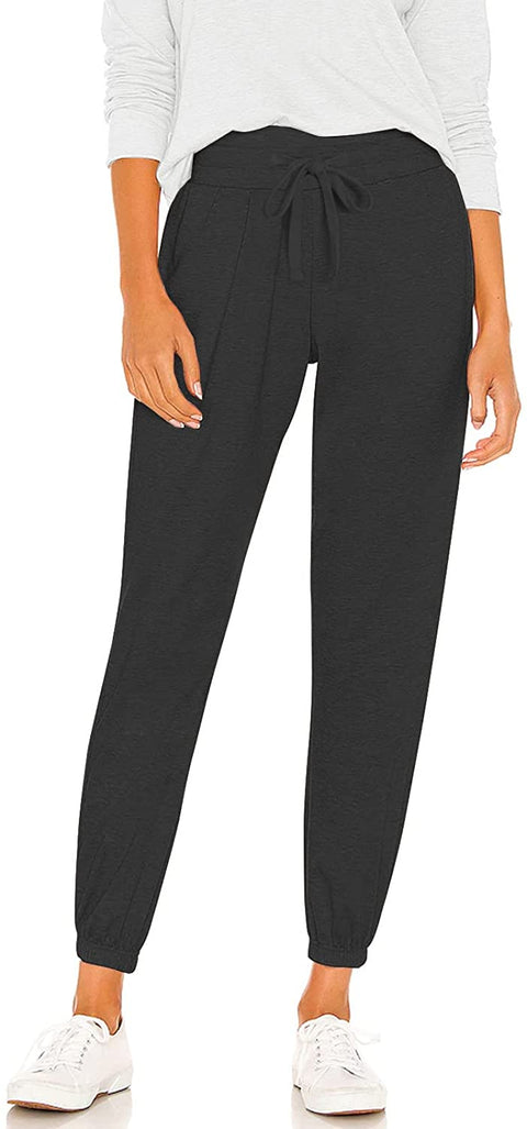 Joggers for Women Athletic Sweatpants Cinch Bottom Comfy Lounge Pants with Pockets