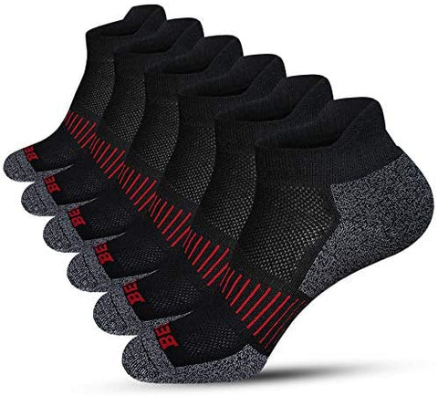 Men's Performance Athletic Ankle Running Socks (6 Pack)