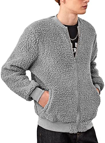 Mens Plush Casual Jacket