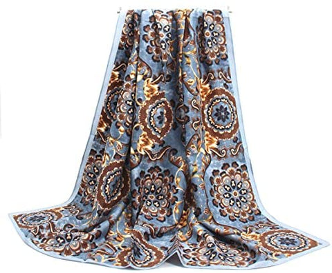 35” Satin Scarf Large Square Hair Scarves