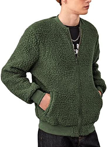 Mens Plush Casual Jacket