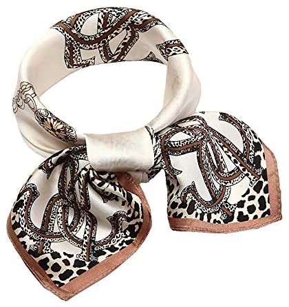 100% Real Mulberry Silk Scarf -21'' x 21''
