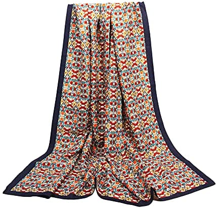 35” Satin Scarf Large Square Hair Scarves