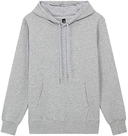 Men's Fleece Ultimate Pullover Hoodies - Heavyweight Cotton Plain Hooded Sweatshirt Blank Essentials Hoodie for Men