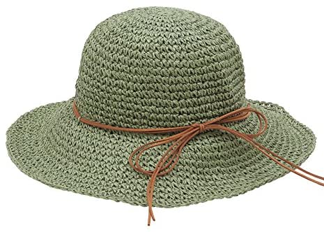 Women's Wide Brim Caps Foldable Summer Beach Sun Straw Hats