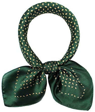 100% Real Mulberry Silk Scarf -21'' x 21''