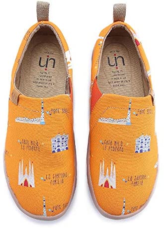 UIN Men's Women's Casual Walking Travel Shoes Slip On Canvas Loafers Lightweight Comfort