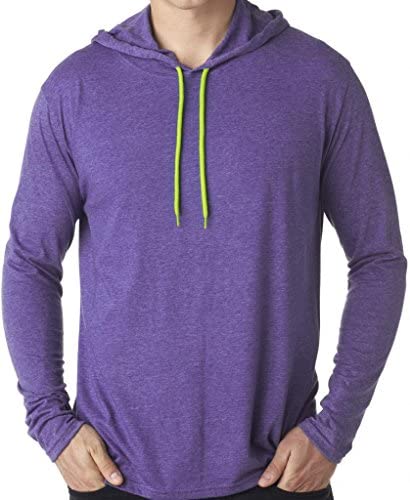 Yoga Clothing For You Mens Lightweight Cotton Hoodie Tee Shirt