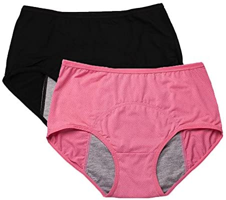 YOYI FASHION Women Mesh Holes Breathable Leakproof Period Panties Mulit Pack US Size XXS-4XL/11