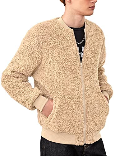 Mens Plush Casual Jacket