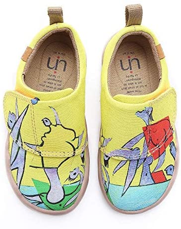 UIN Baby Little Kid Shoes Beach Game Painted Canvas Toddler Girls Boy's Casual Fashional Walking Running Sneaker