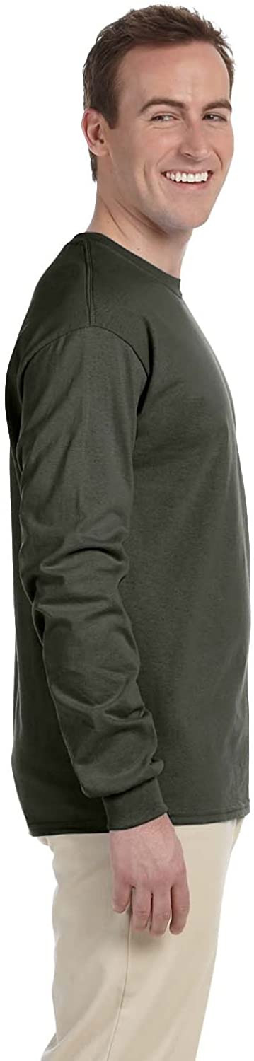 Gildan Big Men's Cotton Long Sleeve T-Shirt