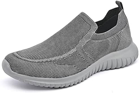 konhill Men's Walking Shoes Athletic Tennis Comfortable Slip-on Loafer Sneakers