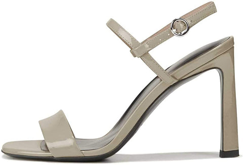 FSJ Women Trendy Square Open Toe Thick High Heel Slingback Ankle Strap Sandals Sexy Double Straps Slip on Pumps Dressy Adjustable Buckled Party Prom Wedding Shoes Size 4-15 US
