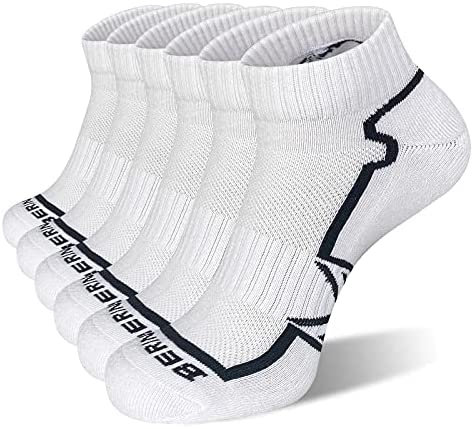 Men's Athletic Performance Ankle Running Socks (6 Pack)