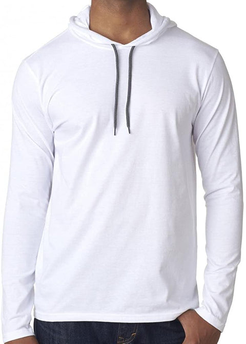 Yoga Clothing For You Mens Lightweight Cotton Hoodie Tee Shirt