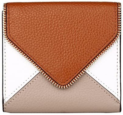 Lavemi RFID Blocking Small Compact Leather Wallets Credit Card Holder Case for Women