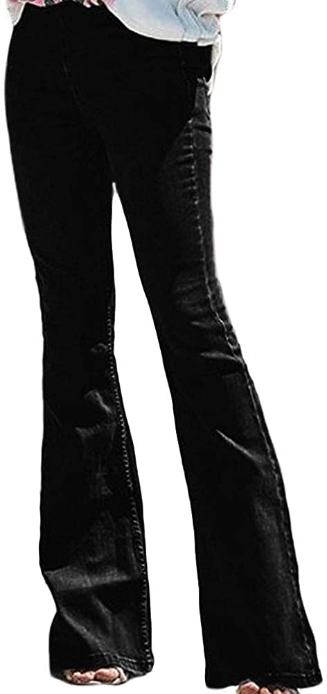 Women's Stretch Solid Bootcut Jeans