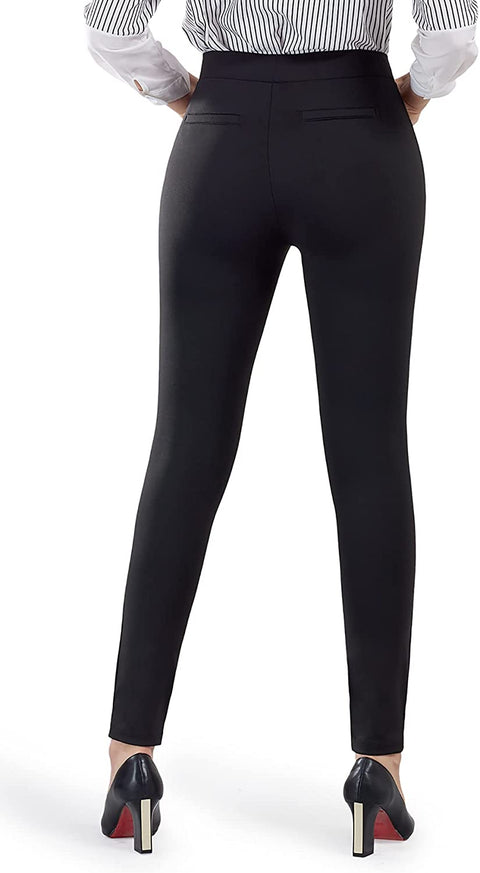 Yoga Dress Pants Skinny Leg Pull on Stretch Pant for Women
