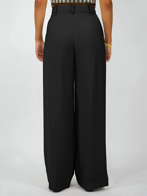 GAMISOTE Womens Wide Leg Dress Pants High Waisted Work Business Casual Flowy Trousers