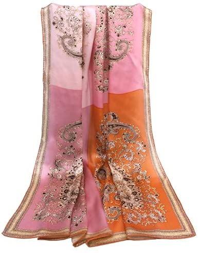 100% Pure Mulberry Silk Scarf